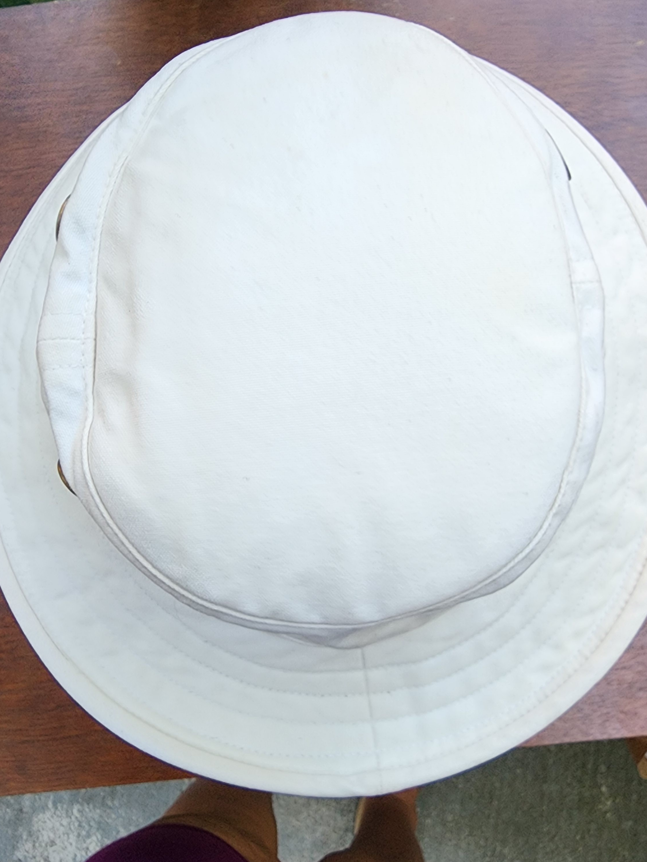 Vintage Tilley Hat Classic Cotton Duck Outdoor Sun Bucket Hat Off White 7.5 — image 2 of 8